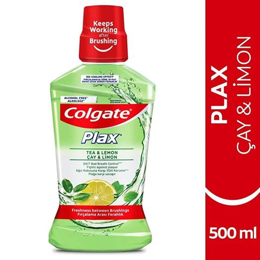 ST19070070 Colgate Plax Çay Ve Limon 500 Ml Ağız Bakım Suyu