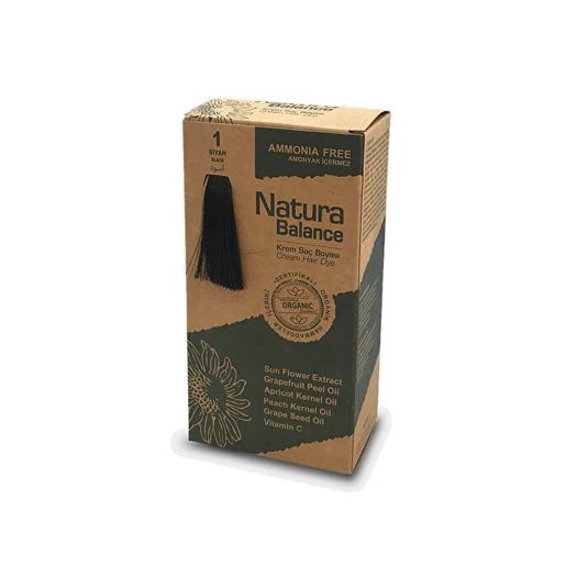 ST20100172 Natura Balance Krem 1 Siyah Organik Saç Boyası