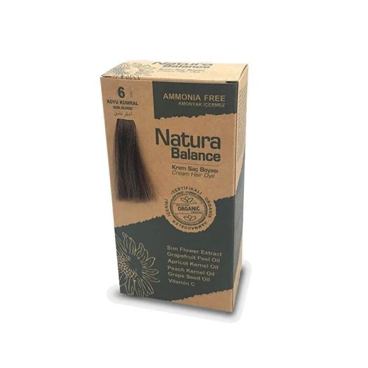 ST20100176 Natura Balance Krem 6 Koyu Kumral Organik Saç Boyası
