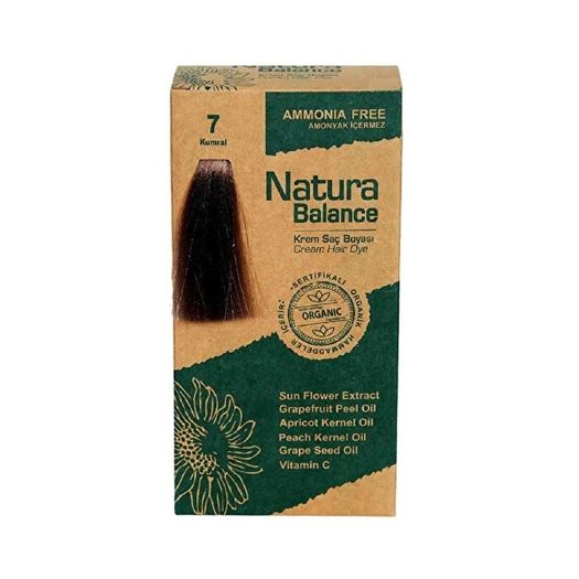 ST20100177 Natura Balance Krem 7 Kumral Organik Saç Boyası
