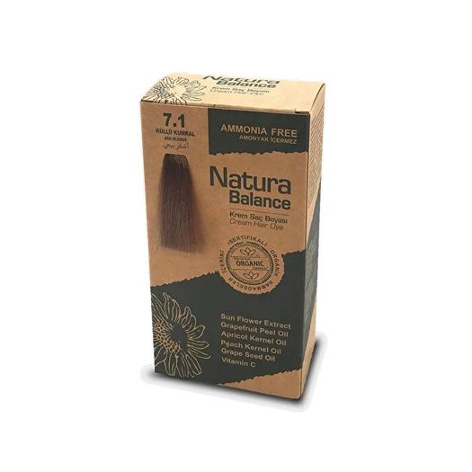 ST20100181 Natura Balance Krem 7.1 Küllü Kumral Organik Saç Boyası