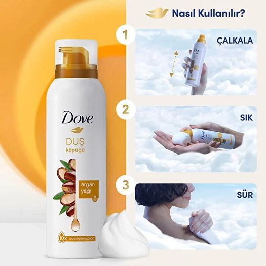 ST22010097 Dove 200 Ml Argan Yağı Duş Köpüğü
