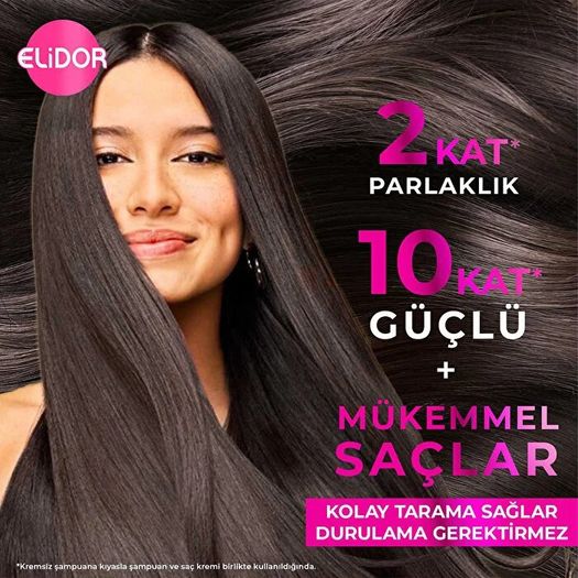 ST22020134 Elidor Güçlü Ve Parlak 200 Ml Sıvı Saç Bakım Kremi