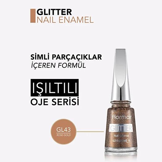 ST22040370 Flormar Oje Glitter No :43