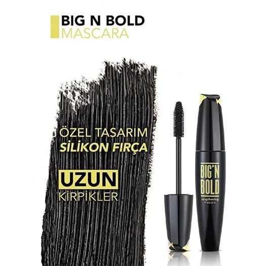 ST22050173 Flormar Siyah Big N Bold Legthening Maskara