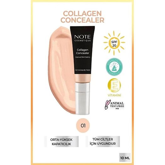 ST22090265 Note Collagen Concealer Kolajen İçerikli Spf 20 Göz Altı Kapatıcısı 01