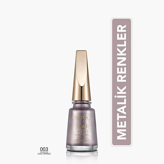 ST23020315 Flormar Oje Star Shine Ssne-03 Lilac Sparkle