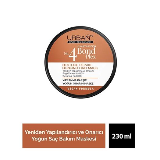 ST23030070 Urban Care No:4 Bond Plex Yıpranma Karşıtı 230 Ml Yoğun Onarım Maskesi