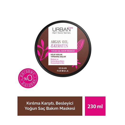 ST23040012 Urban Care Saç Bakım Maskesi Argan Oil & Keratin 230 Ml
