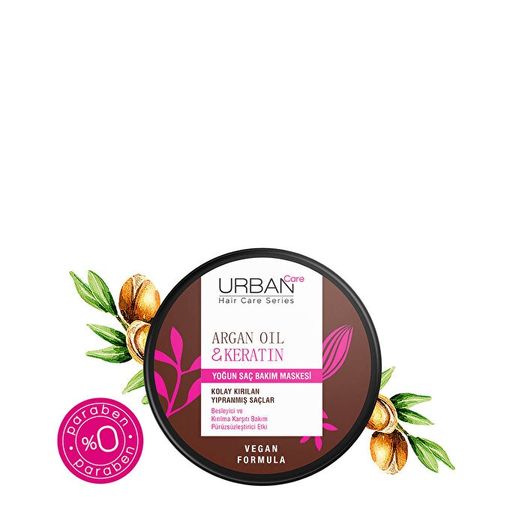ST23040012 Urban Care Saç Bakım Maskesi Argan Oil & Keratin 230 Ml