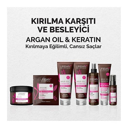 ST23040012 Urban Care Saç Bakım Maskesi Argan Oil & Keratin 230 Ml