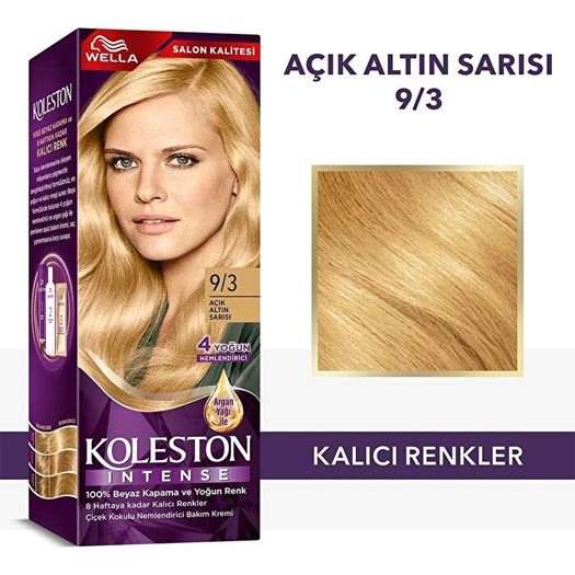 ST23050271 Koleston Intense Saç Boyası 9/3 Açık Altın Sarısı 110 Ml