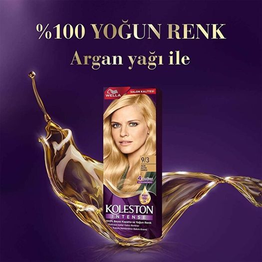 ST23050271 Koleston Intense Saç Boyası 9/3 Açık Altın Sarısı 110 Ml