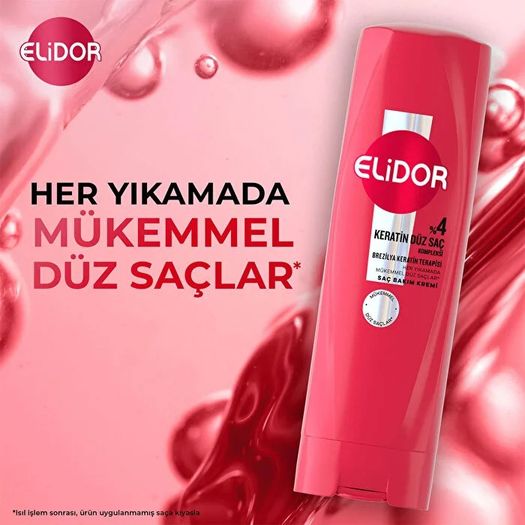 ST23080289 Elidor Saç Bakım Kremi Brezilya Keratin Terapisi 350 Ml