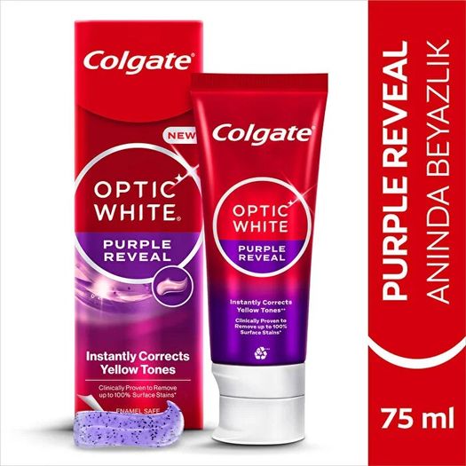 ST24070267 Colgate Diş Macunu Optic White Purple 75 Ml