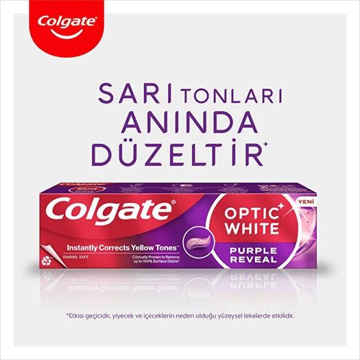 ST24070267 Colgate Diş Macunu Optic White Purple 75 Ml
