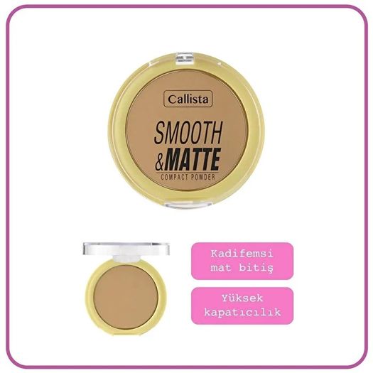ST24090333 Callista Smooth Matte Compact Powder 30 Dark Honey Mat Görünümlü Pudra
