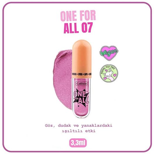 ST24090354 Callista One For All Likit Pretty Violet No:07 Göz Farı