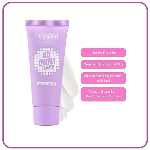 ST24090361 Callista No Doubt Blurring Primer 25 Ml Pürüzsüzleştirici Makyaj Bazı