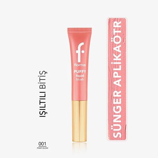ST25040097 Flormar Puffy Likit Allık No.001 Pinky Glow