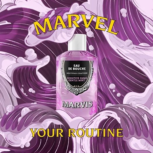 ST25070401 Marvis Ağız Bakım Suyu Sensitive Gums Gentle Mint 400 Ml
