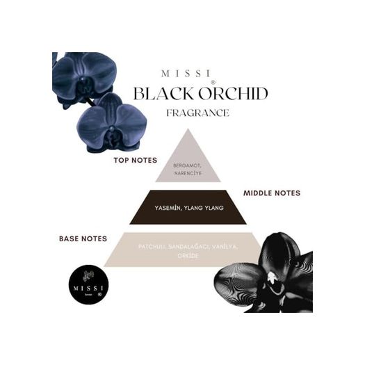 Standart Estetiki 57855210123965480184975 Black Orchid Kokulu Vegan Teneke Mum 50 X 22