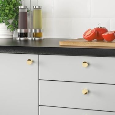Standart Estetiki 57855210125872580184975 Topuz, Pirinç Rengi, 21 Mm, 2 Adet 50 X 22