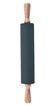 Standart Estetiki 57855210127297380184975 Bambu Saplı Silikon Merdane, Oklava, Hamur Açma Aracı, Siyah, 42 Cm, Yapışmaz Yüzey, Börek Ve Baklava İçin 50 X 22