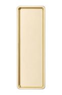 Standart Wood 57855210131523180184975 Paslanmaz Çelik, Dikdörtgen Sunum Tepsisi, Gold, 33X13 Cm, Düz, Çay, Kahve, Pasta Sunum, 1 Adet 15Cm