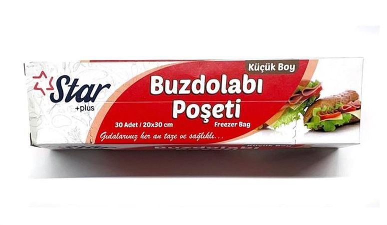 Star Plus 01102024 Starplus Buzdolabı Poşeti Küçük Boy 20*30Cm 1 Ad.