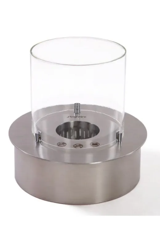Starfire TYC00397488413 Yuvarlak Burner Camlı Bioethanol Şömine 30 Cm