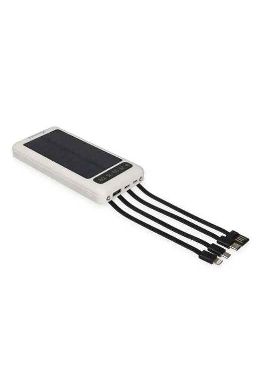 starnewstore 6485216704901721051 Ysfx 20.000 Mah Güneş Enerjili Solar Kendinden 3Lü Kablolu Led Işıklı Powerbank Life Sell 7210
