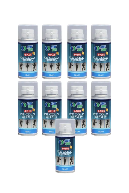 Stay Safe DKMed1915100317 Anestezik Özellikli Soğutucu Sprey 150 Ml ( 9 Adet )