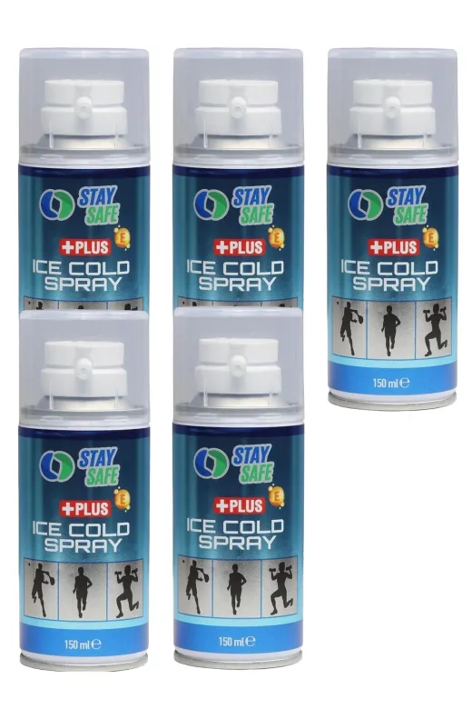 Stay Safe DKMed32154971570364 Anestezik Özellikli Soğutucu Sprey 150 Ml ( 5 Adet )