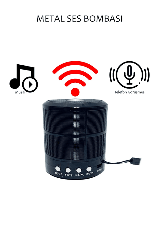 Subzero Sb50 Sound Bomb Çoklu Bağlantılı Kablosuz Mini Hoparlör