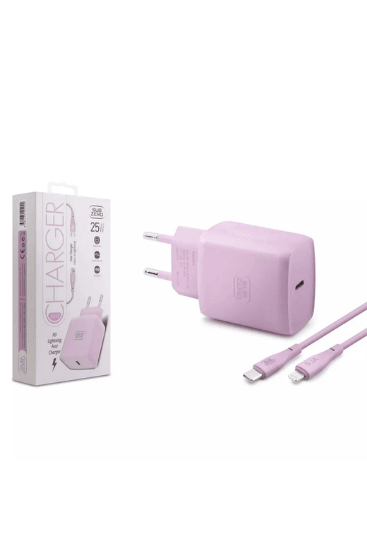 subzr Subzero Sg92 25W Pd Girişili Ligtning Fast Şarj Aleti Mor,pembe,yeşil Renkler
