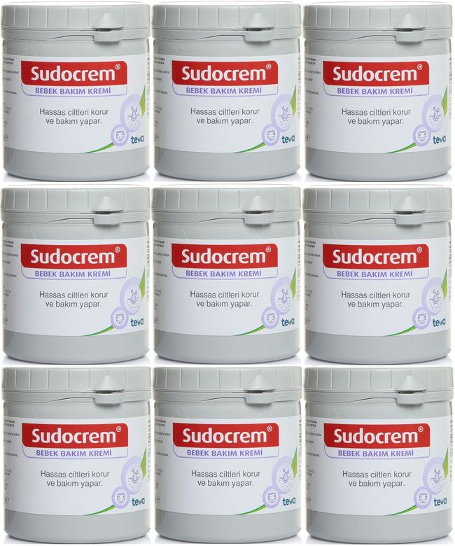 Sudocrem Cilt Bebek Bakım - Pişik Kremi 400GR (9 Lu Set)