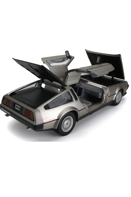 SUN STAR MODEL dmc-01 Dmc 1:18 – Geleceğe Dönüş (Back To Future ) 1981 Delorean Dmc-12 Lk Synoverse Kitap Hediyeli
