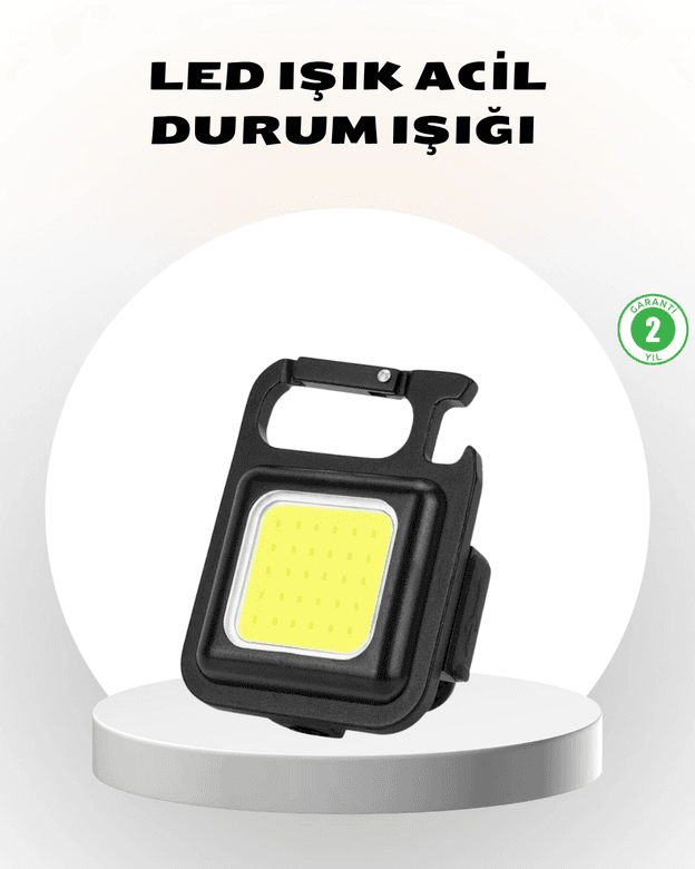 Süper Parlak 800 Lümen Led Fener – Usb Şarjlı, 3 Işık Modlu, Mini Taşınabilir Ve Anahtarlık Tipi