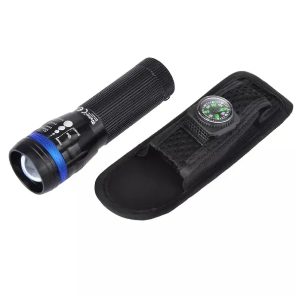 Süper Zoomlu Led El Feneri 11 Cm 3 Mod