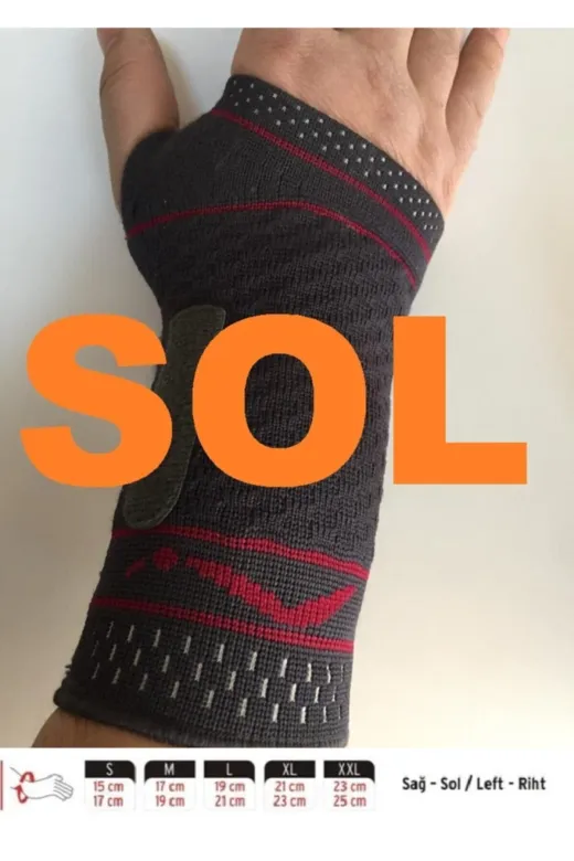 Supportline 500568 Sol-Örgü El Bilek Ateli -722