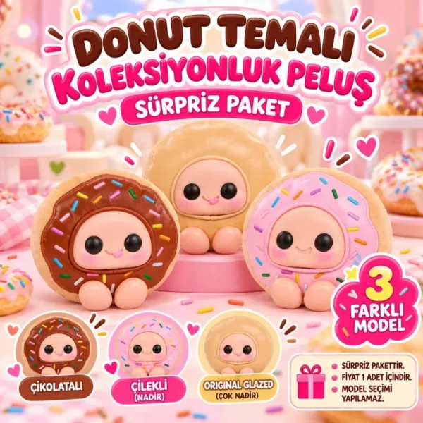 Sürpriz Peluş Paket 1 Adet Çocuklar İçin