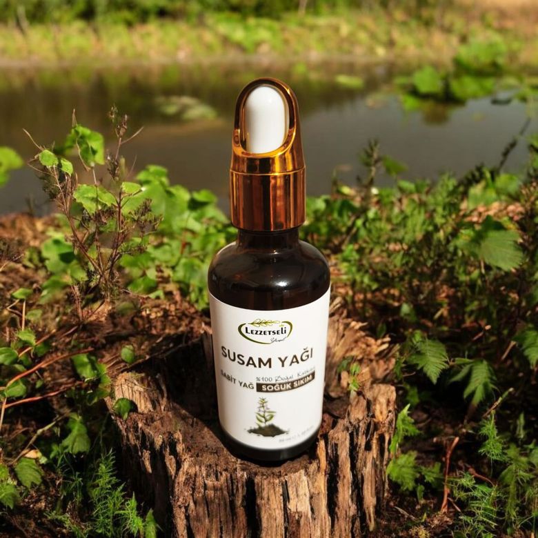 SUSAM YAĞI Doğal Soğuk Sikim Susam Yaği Lezzetseli Yöresel (50 Ml)
