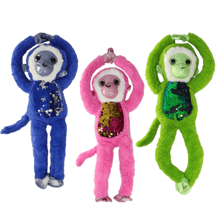 Süslü Maymunlar Peluş Oyuncak 45 cm 1 adet