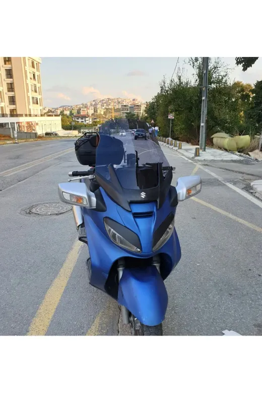Suzuki Burgman 650 Ön Cam 2005-2008 Model 65cm Füme Renkli 4mm
