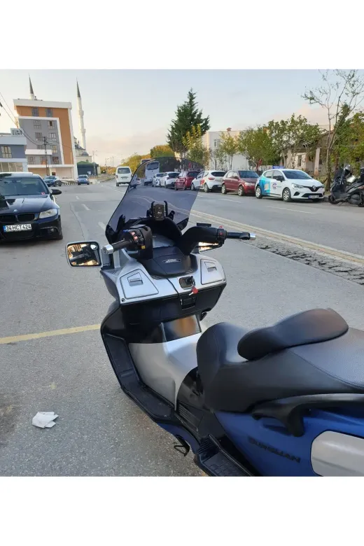 Suzuki Burgman 650 Ön Cam 2005-2008 Model 65cm Füme Renkli 4mm
