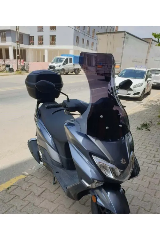 Suzuki Burgman Street EX 125 Ön Cam 2023-2026 Model 62cm Siyah Renkli 4mm