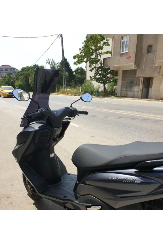 Suzuki Burgman Street EX 125 Ön Cam 2023-2026 Model 62cm Siyah Renkli 4mm
