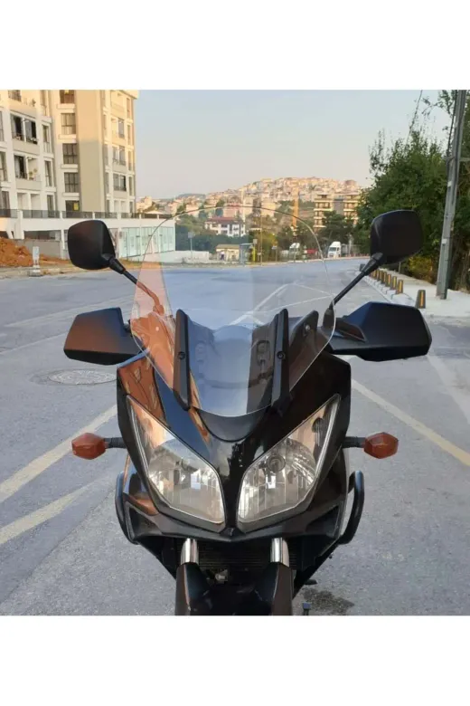 Suzuki V-strom DL 1000 Ön Cam 2004-2010 Model 45cm Şeffaf Renkli 4mm