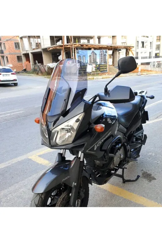 Suzuki V-Strom DL 650 Ön Cam 2004-2010 Model 45cm Füme Renkli 4mm